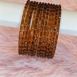 O-Chuha Raindrop Glass Bangles